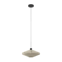 EGLO MIDSUMMER PENDEL SORT/CREME 38 CM