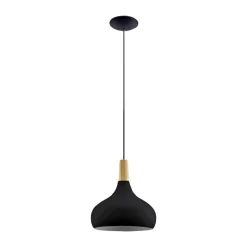 EGLO SABINAR PENDEL SORT/BRUN 28 CM
