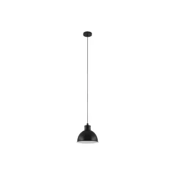 EGLO TRURO PENDEL SORT/HVID 21 CM