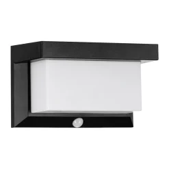EGLO UTRERA SOLCELLE VÆGLAMPE SORT/HVID 32X0,12W