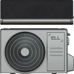 ELL FRONT DARK 12 KOMPLET VARMEPUMPE 110 M2