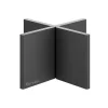 EUROTEC FORHØJELSESPROFIL 30X53X5MM SORT 100 STK