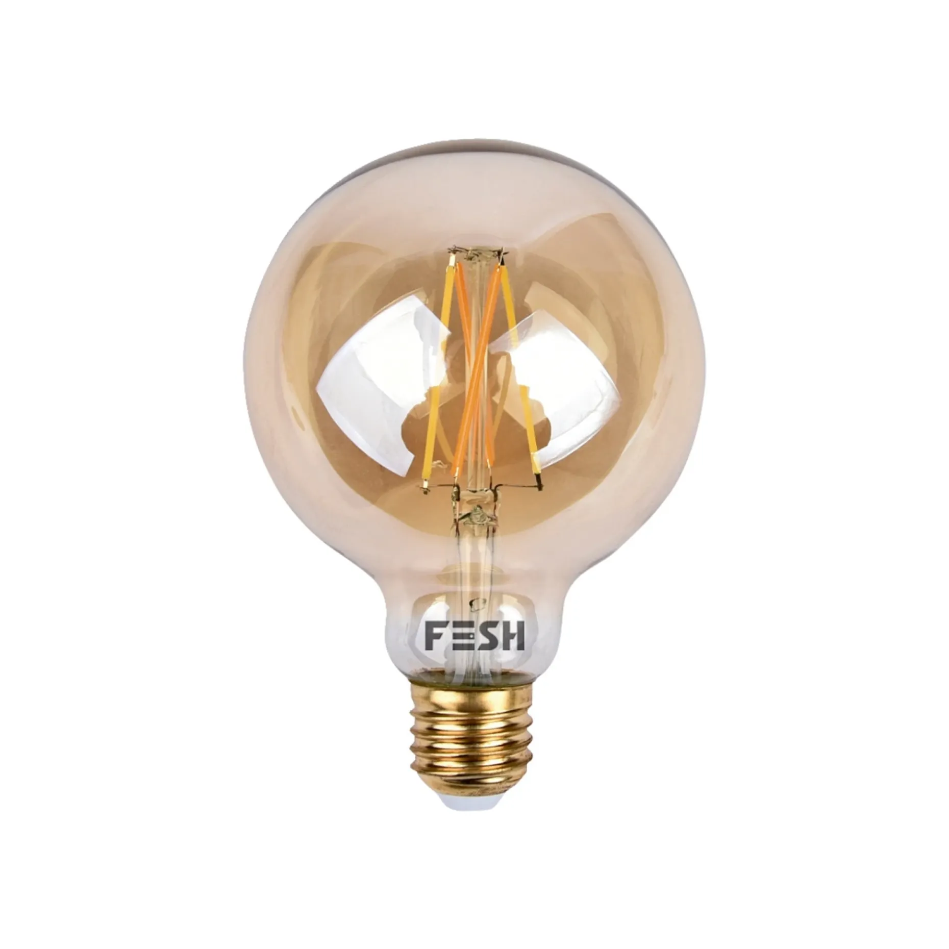 FESH SMART AMBER Ø95 LED PÆRE E27 DEKO 5,5W