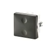 FESH SWITCH CURVELINE KRYDSNING - 1,0 MODUL AFBRYDER KOKSGRÅ
