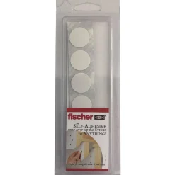 FISCHER DÆKKNAP 18MM HVID 18