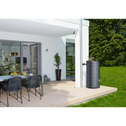GARANTIA REGNVANDSBEHOLDER 300L, H1,18 MTR. GRÅ