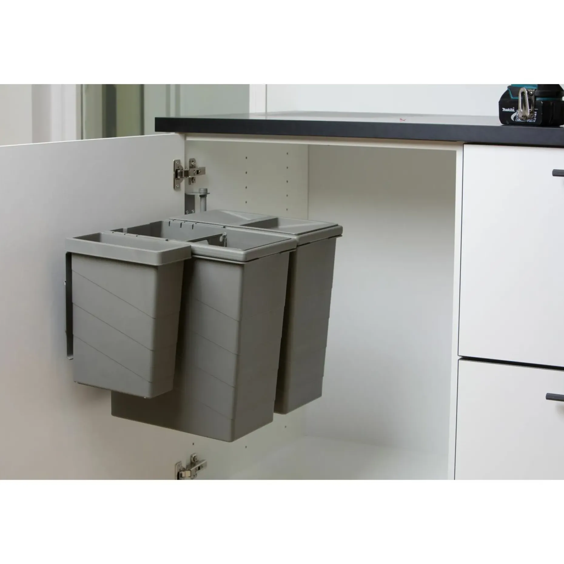 GF 2X14, 1X3 L. AFFALDSSORTERING GRÅ 520 X 330 X 240 MM