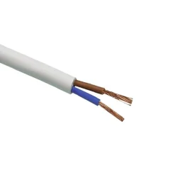 GRIPO H03VV-F RUND LEDNING 2X0,75 MM² 5 M HVID