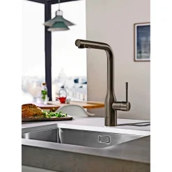 GROHE ESSENCE KØKKENARMATUR MAT SORT