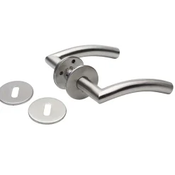 HABO 19 MM DØRGREB RUSTFRIT STÅL L-FORM
