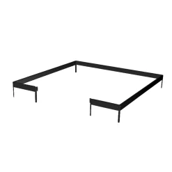 HALLS QUBE SQUARE SOKKEL SORT 6,3 M2