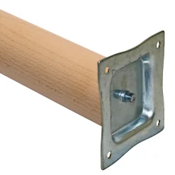 HOME>IT TRAPEZ (LIGE) BORDBEN 80 CM BØG 1 STK