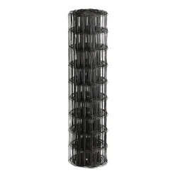 HORTUS PVC FRI TRÅDHEGN SORT PLASTBELAGT 0.90 X 20 M