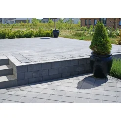 IBF BONDESTEN NORMALSTEN BELÆGNINGSSTEN 5 X 14 X 21 CM SORT