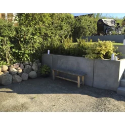 IBF PARKLINE HJ. ELEMENT UDV. STØTTEMUR 120 X 80 CM GRÅ