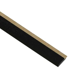 I-WOOD AFSLUTNINGSLISTE EG SORTMALET 17 X 42 X 2400 MM