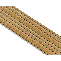 I-WOOD AKUSTIKPANEL EG BRUN OLIE 17 X 300 X 2400 MM
