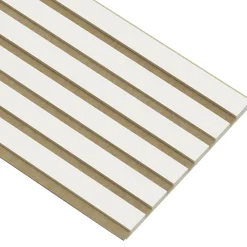 I-WOOD AKUSTIKPANEL EG HVIDMALET 16 X 300 X 2400 MM