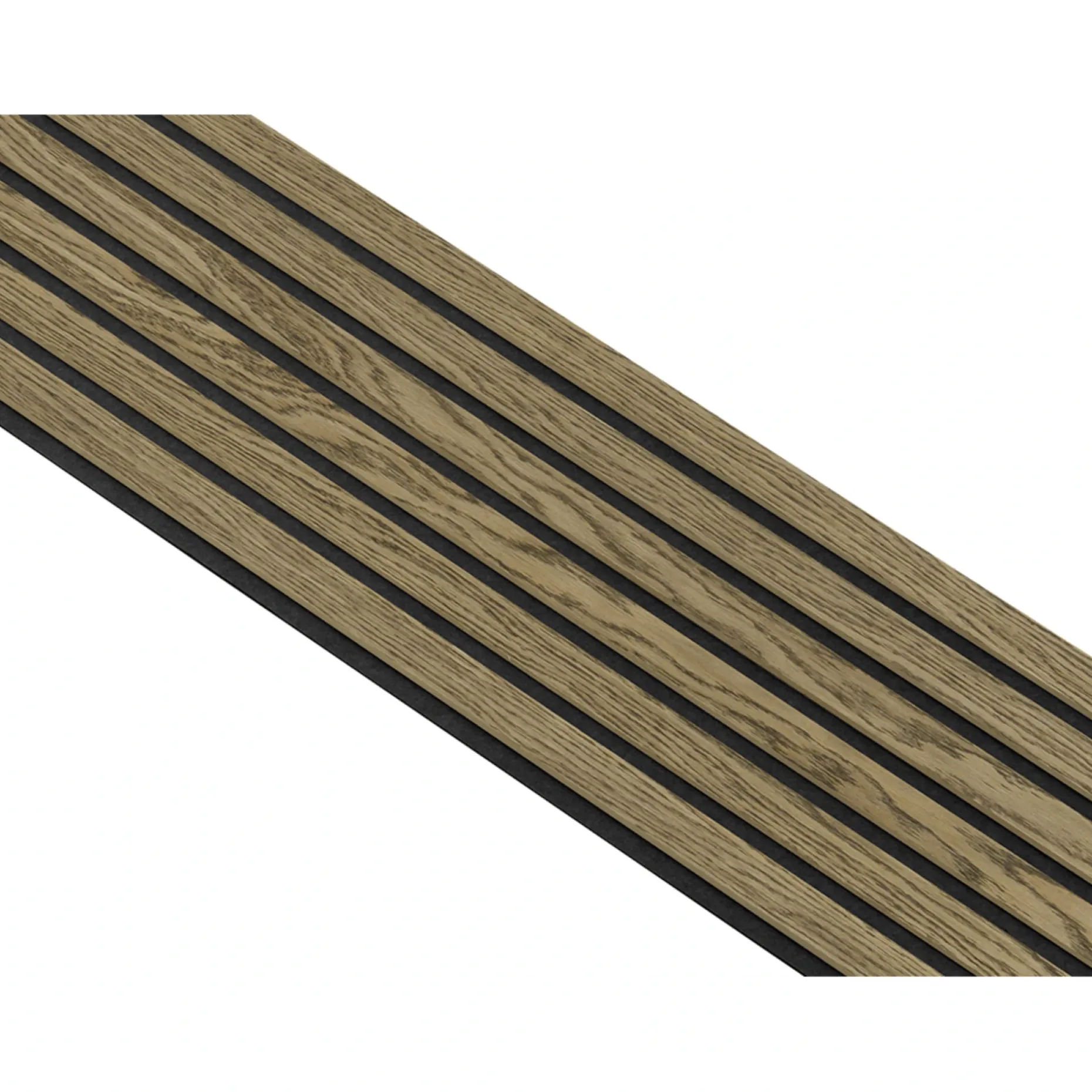 I-WOOD AKUSTIKPANEL EG MØRKEBRUN OLIE 16 X 300 X 2400 MM