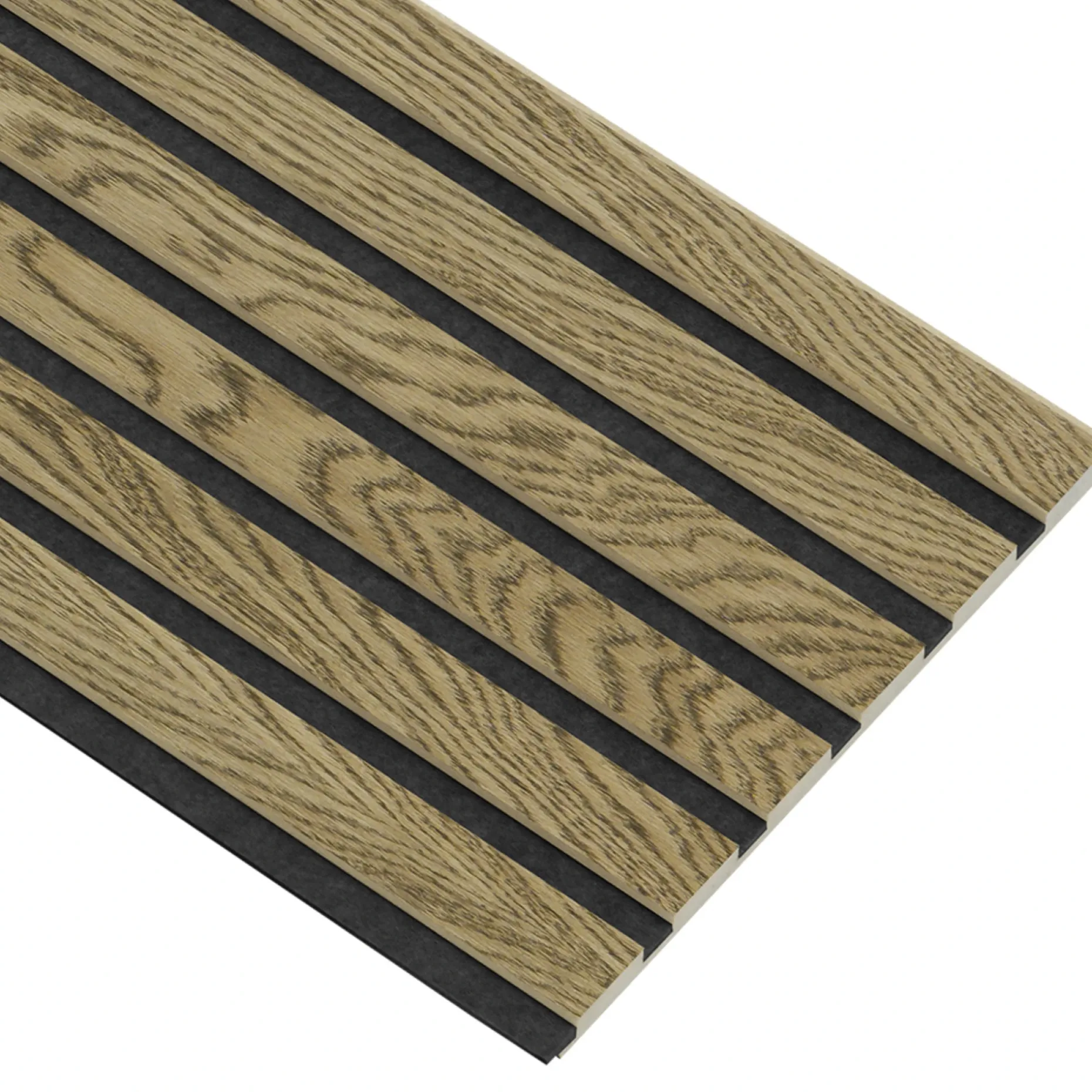 I-WOOD AKUSTIKPANEL EG MØRKEBRUN OLIE 16 X 300 X 2400 MM