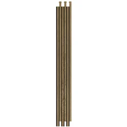 I-WOOD AKUSTIKPANEL EG MØRKEBRUN OLIE 16 X 300 X 2400 MM
