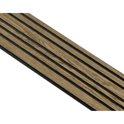 I-WOOD AKUSTIKPANEL EG MØRKEBRUN OLIE 17 X 300 X 2400 MM