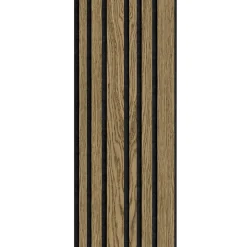 I-WOOD AKUSTIKPANEL EG MØRKEBRUN OLIE 17 X 300 X 2400 MM
