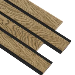 I-WOOD AKUSTIKPANEL EG MØRKEBRUN OLIE 16 X 300 X 2400 MM