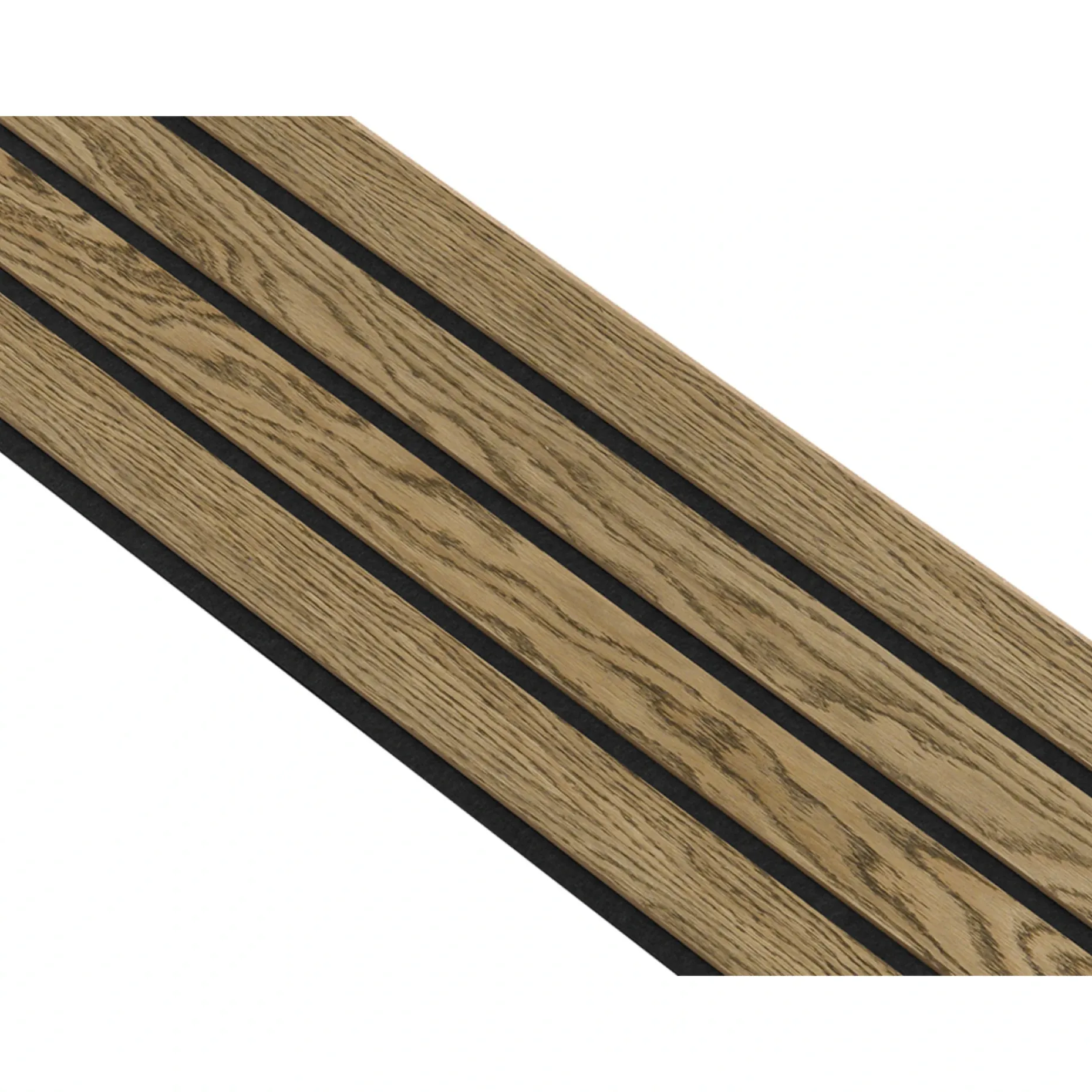 I-WOOD AKUSTIKPANEL EG MØRKEBRUN OLIE 16 X 300 X 2400 MM