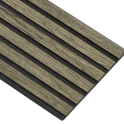 I-WOOD AKUSTIKPANEL EG SORT OLIE 17 X 300 X 2400 MM