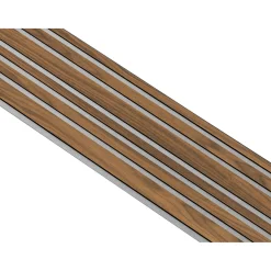 I-WOOD AKUSTIKPANEL VALNØD 17 X 300 X 2400 MM