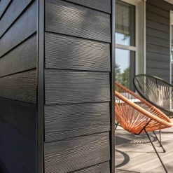 JAMES HARDIE TRÆSTRUKTUR HARDIEPLANK 8 X 180 X 3600 MM SORT