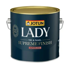 JOTUN LADY SUPREME FINISH 80 TRÆ- OG LISTEMALING 2,7 L HVID