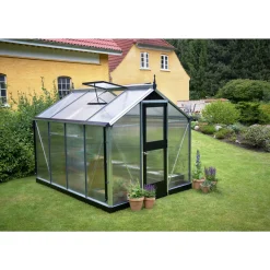 JULIANA COMPACT EKSKL. SOKKEL DRIVHUS 10 MM POLY ALUMINIUM 6,6 M2