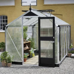 JULIANA COMPACT EKSKL. SOKKEL DRIVHUS 10 MM POLY ALUMINIUM 6,6 M2
