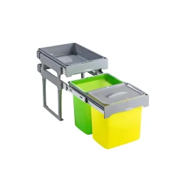 JUVEL TANK40 AFFALDSSTATIV GRÅ/BLÅ/GRØN 16+16 L