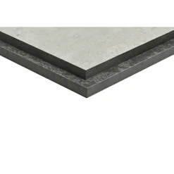 KEFLICO COMPACT MINERAL/CERAMIC TERRA BORDPLADE GRÅ 620 X 3000 X 12 MM