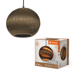 LEDVANCE DECOR CARDBOARD PENDEL BRUN 27,2 CM