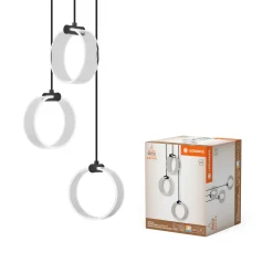 LEDVANCE DECOR CIRCLE PENDEL SORT 25,7 CM