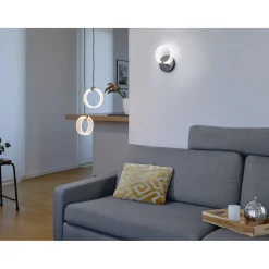 LEDVANCE DECOR CIRCLE VÆGLAMPE 8W SORT