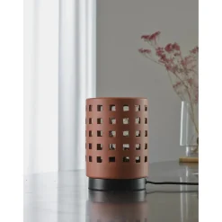 LEDVANCE DECOR CLAY BORDLAMPE BRUN 28,3 CM