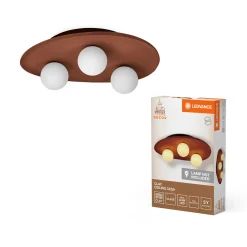 LEDVANCE DECOR CLAY LOFTLAMPE BRUN 45,2 CM
