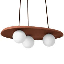 LEDVANCE DECOR CLAY PENDEL BRUN 45,2 CM
