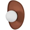 LEDVANCE DECOR CLAY VÆGLAMPE BRUN