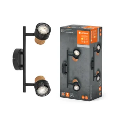 LEDVANCE DECOR CORK SPOTLAMPE SORT GU10 6,8W