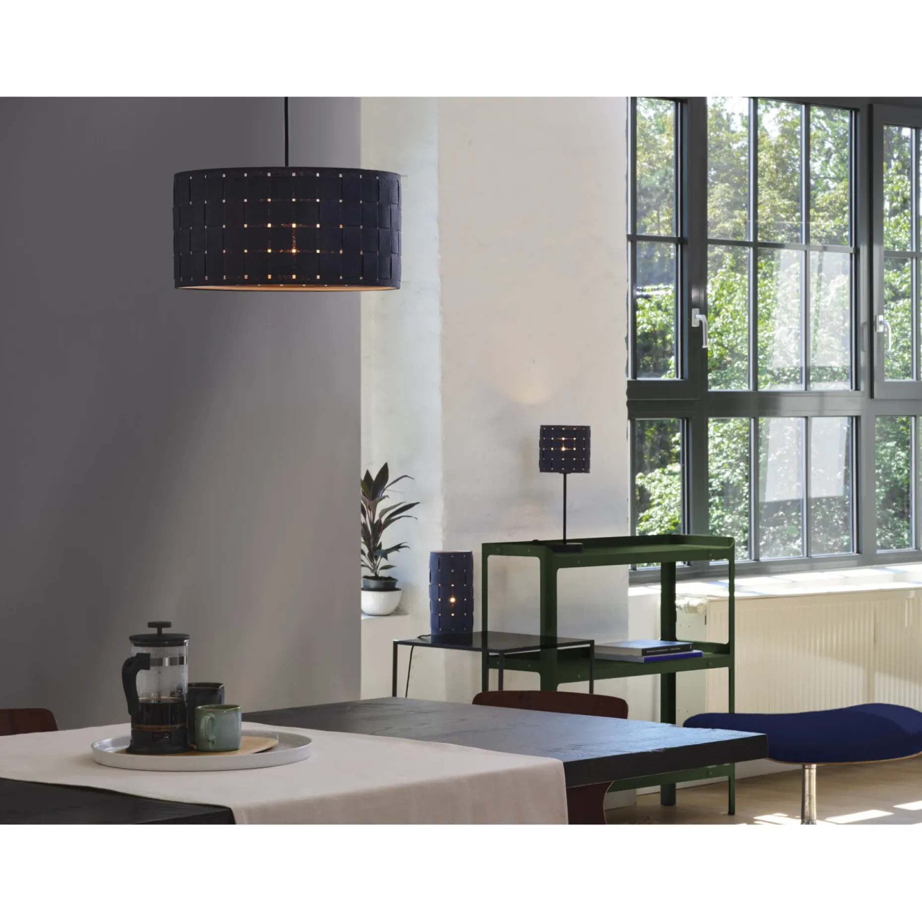 LEDVANCE DECOR FELT BORDLAMPE MØRK GRÅ 33,3 CM
