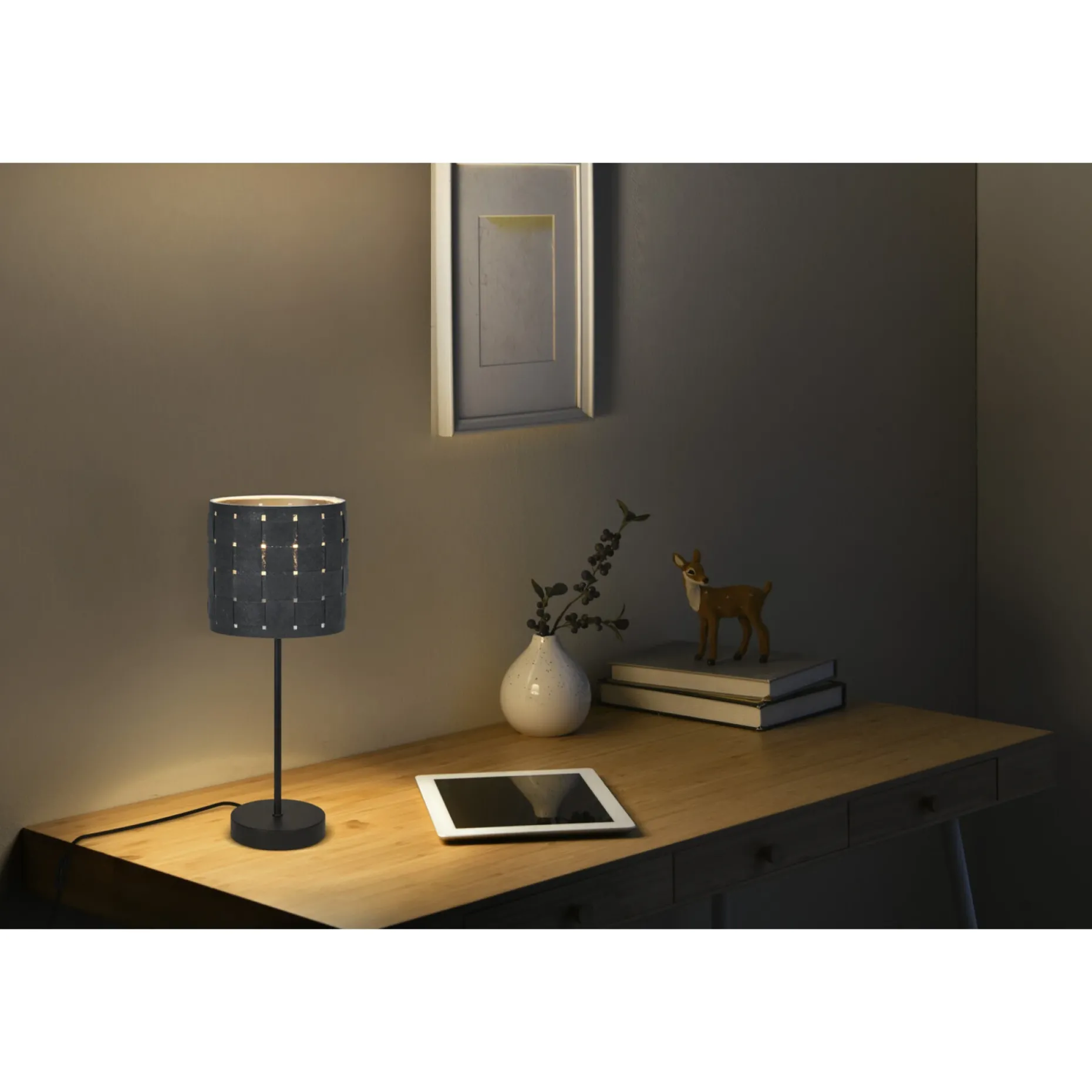 LEDVANCE DECOR FELT BORDLAMPE MØRK GRÅ 33,3 CM