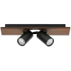 LEDVANCE DECOR MERCURY SPOTLAMPE TRÆ/SORT GU10 6,8W