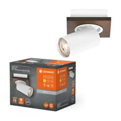 LEDVANCE DECOR MERCURY SPOTLAMPE TRÆ/HVID GU10 3,4W