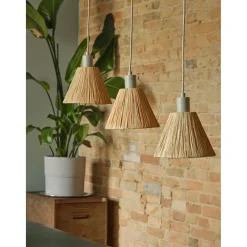 LEDVANCE DECOR RAFFIA GULVLAMPE BRUN/GRØN 71,3 CM